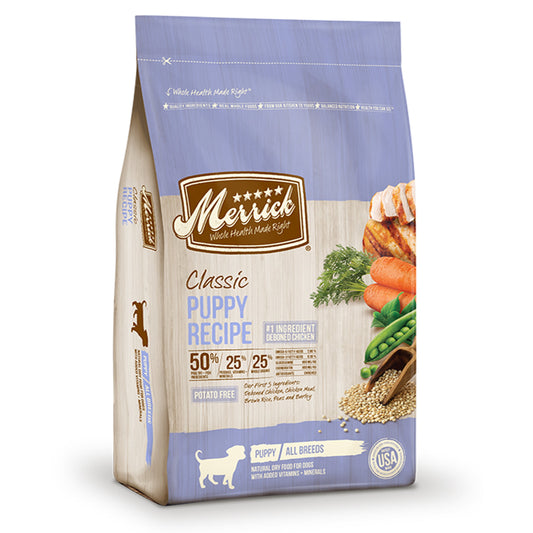 Merrick Classic Puppy Recipe High-Quality Dry Dog Food for Growing Puppies