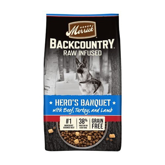 Merrick Dog Backcountry Grain Free Hero Banquet Natural Dry Dog Food