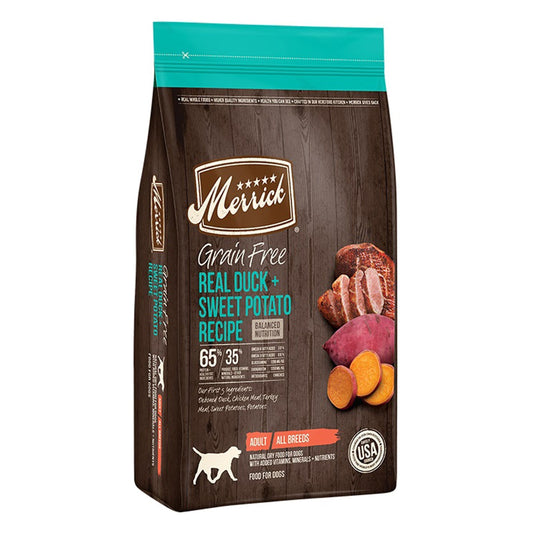 Merrick Dog Grain Free Duck And Sweet Potato Dry Dog Food