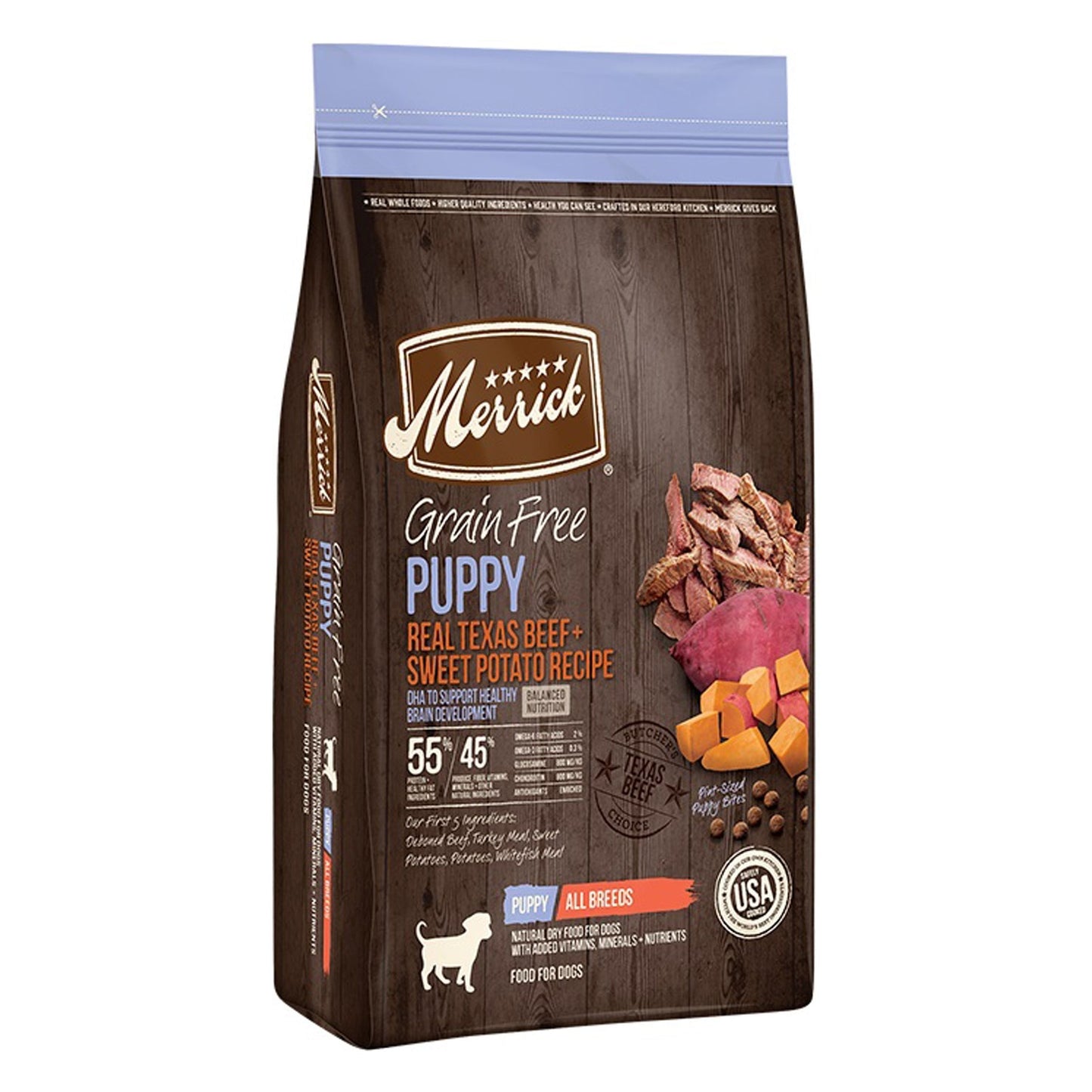 Merrick Dog Grain Free Puppy Beef And Sweet Potato Dry Dog Food