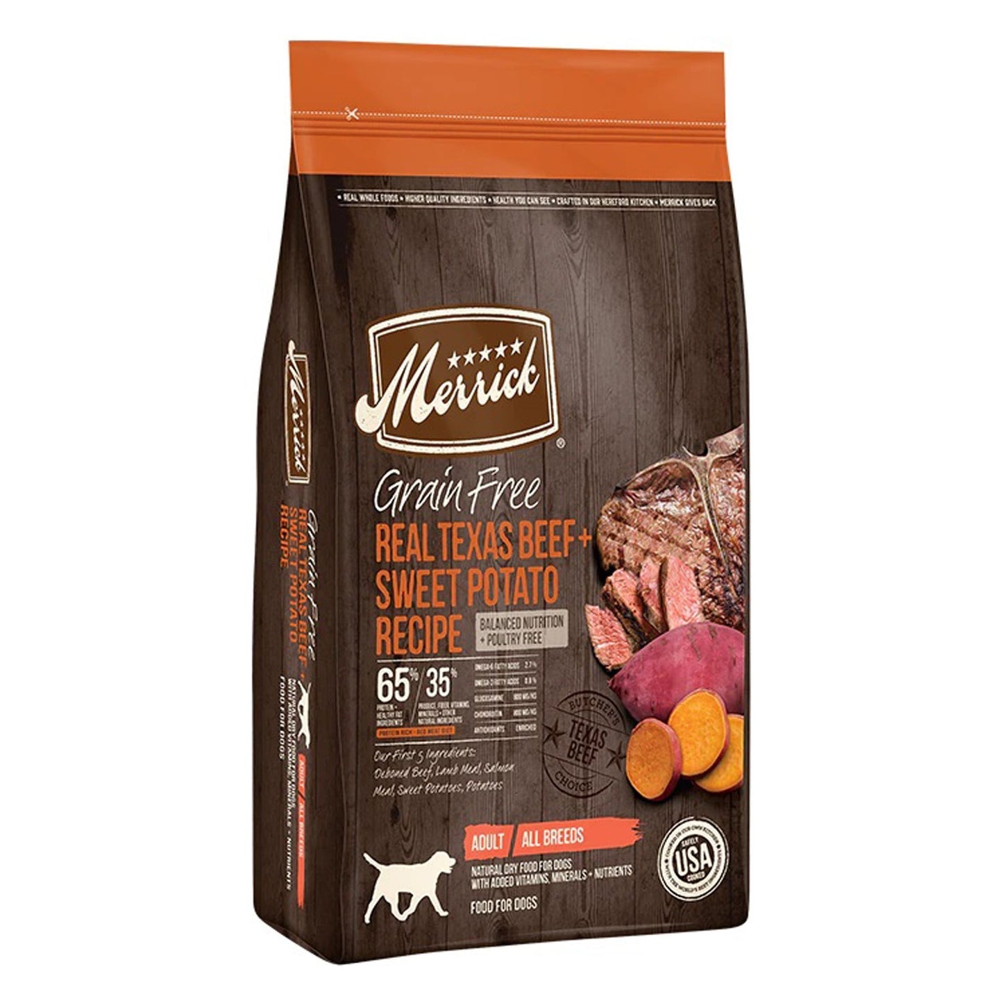Merrick Dog Grain Free Puppy Beef And Sweet Potato 10Lb