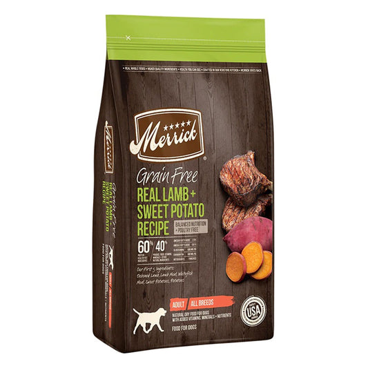 Merrick Dog Grain Free Lamb Sweet Potato 22Lb