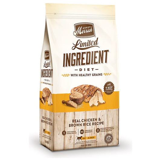 Merrick Dog Limited Ingredient Chicken And Brown Rice 22Lb