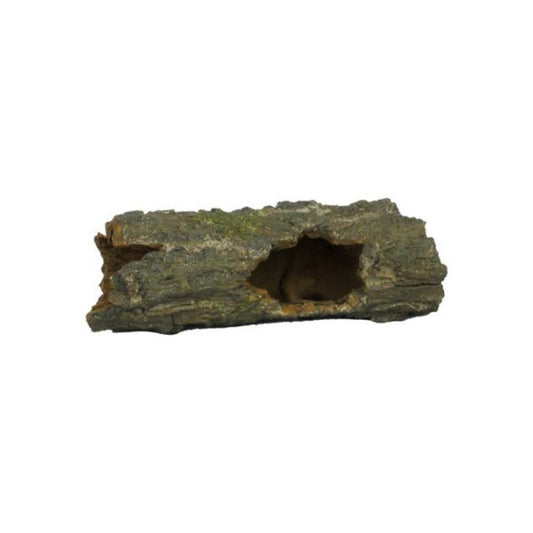Weco Products Wecorama Sleepy Hollows Mossy Log Terrarium Ornament with Hollow Brown/Green