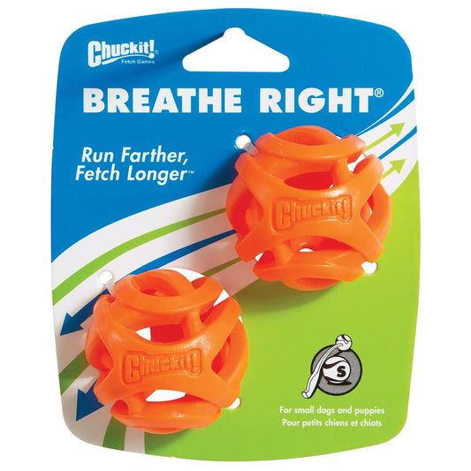 Chuckit! Breathe Right Dog Toy Fetch Ball Durable and Breathable for Active Play