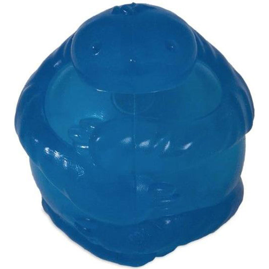 JW Pet iSqueak Sloth Ball Dog Toy Blue 1ea/SM