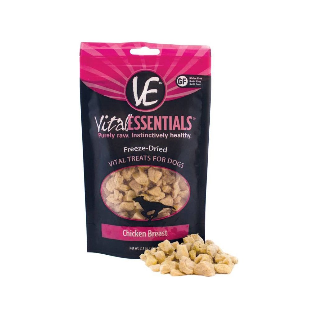 Vital Essentials Fd Vital Treats - Diced Chicken Breast 2.1oz.