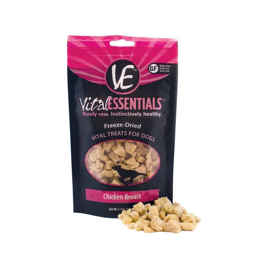 Vital Essentials Fd Vital Treats - Diced Chicken Breast 2.1oz.
