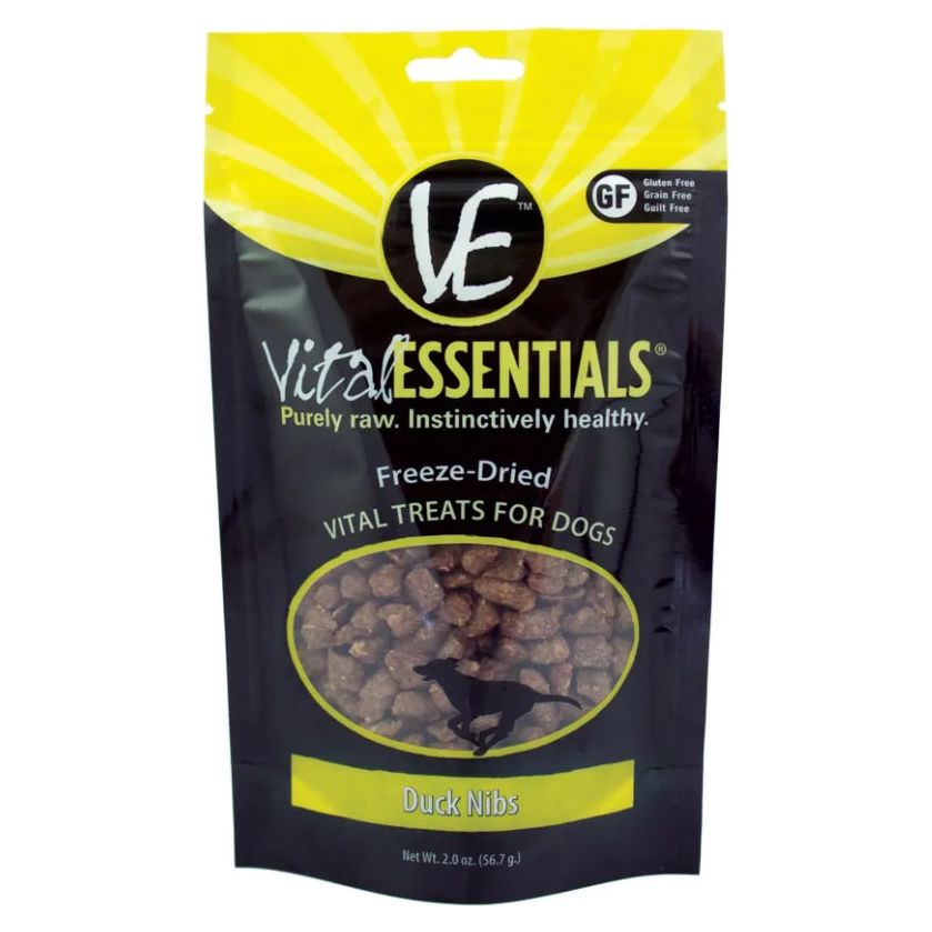 Vital Essentials Fd Vital Treats Duck Nibs 2oz.