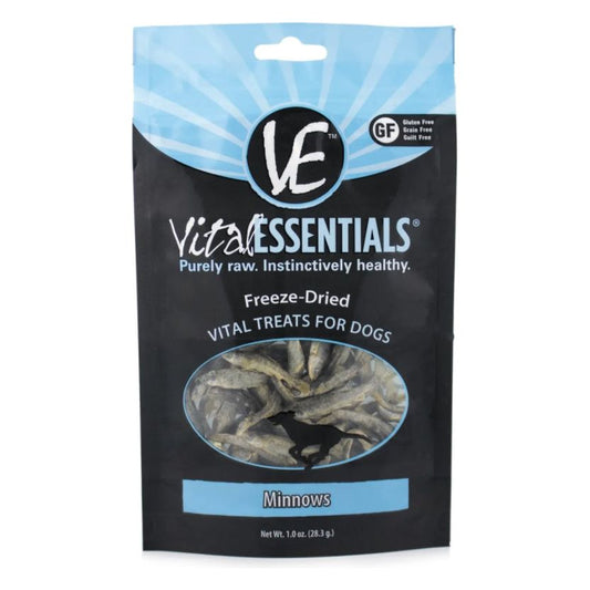 Vital Essentials Fd Vital Treats Minnows 1oz.