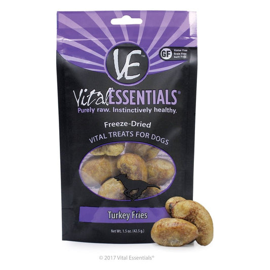 Vital Essentials Fd Vital Turkey Fries Treats 1.5oz.