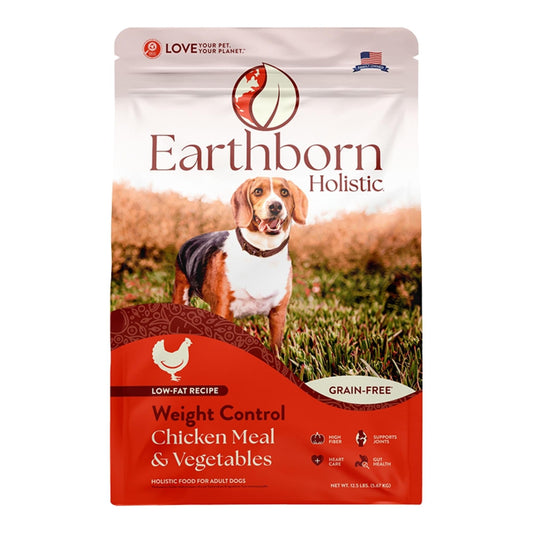 Earthborn Holistic Weight Control Grain-Free Dry Dog Food Chicken Meal & Vegetables
