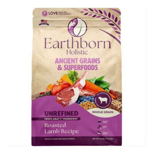Earthborn Holistic Unrefined Ancient Grains & Superfoods Dry Dog Food Roasted Lamb