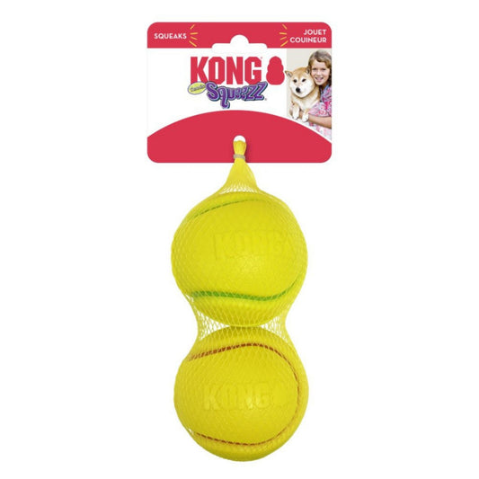 KONG Squeezz Tennis Ball Dog Toy