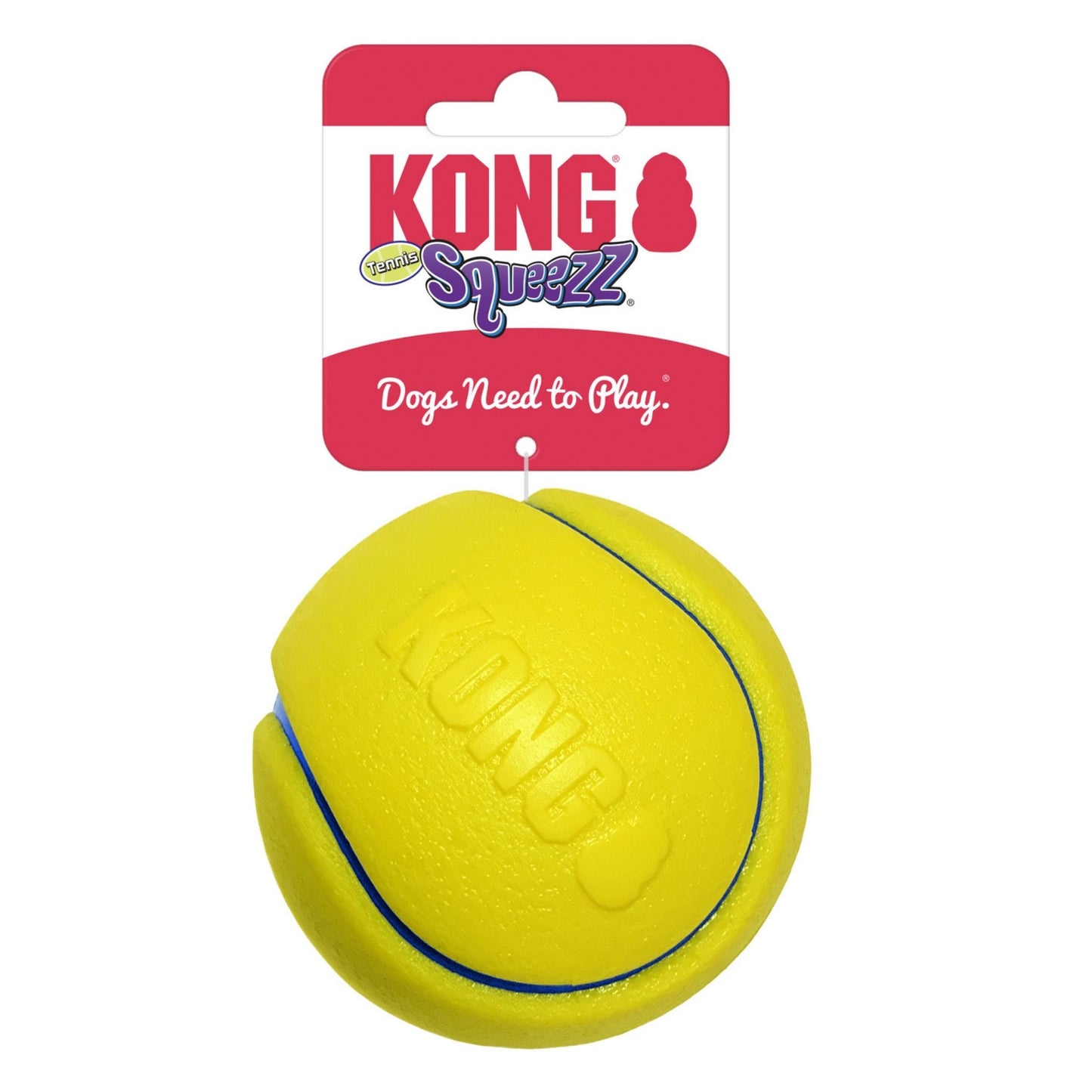 KONG Squeezz Tennis Ball Dog Toy
