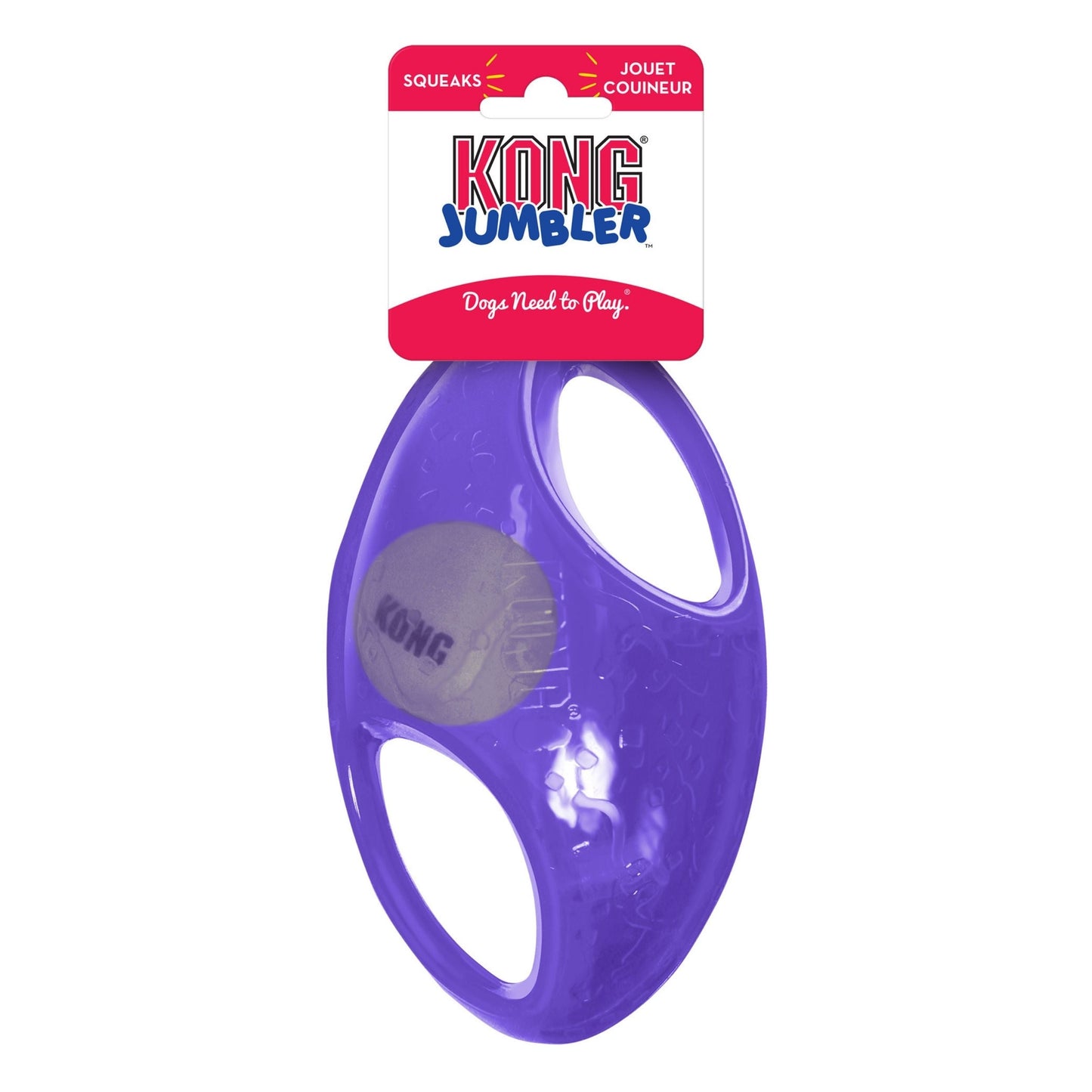 KONG Jumbler Dog Toy Football Assorted
