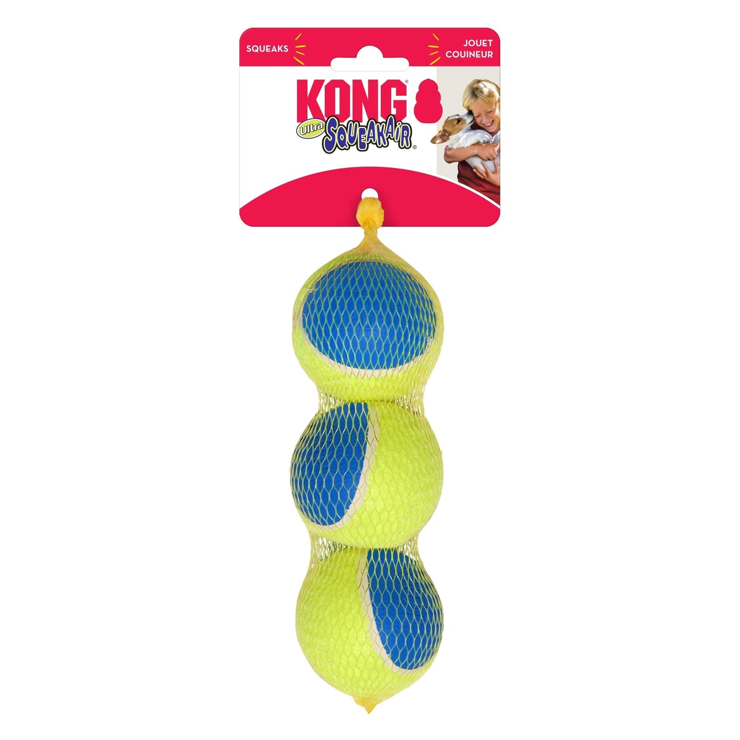 KONG Ultra Squeak Air Ball Dog Toy