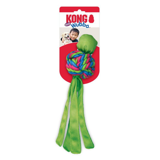 KONG Wubba Weave Twist-Knot Rope Dog Toy Assorted Sizes Durable Interactive Play Toy