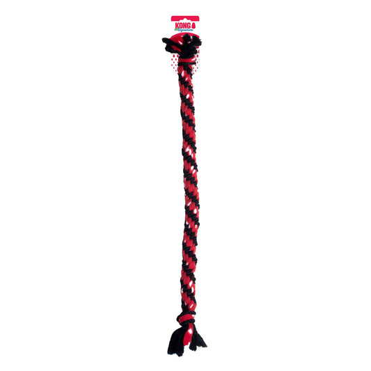 KONG Signature Rope Dual Knot and Mega Dual Knot Dog Toy with Ball and Knots