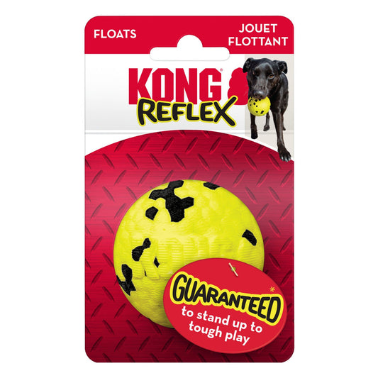 KONG Reflex Ball Dog Toy 1ea Durable Interactive Fetch Chew Toy for Dogs