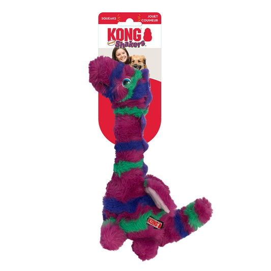 KONG Shakers Honkers Dragon Dog Toy Durable Squeaky Chew Toy for Dogs