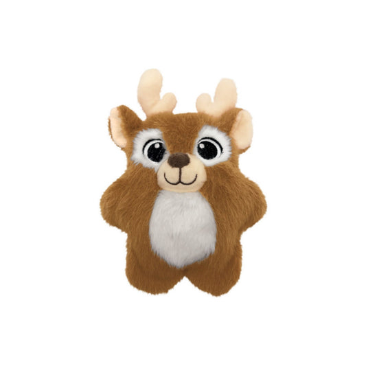 KONG Holiday Snuzzles Dog Toy Reindeer, Durable Plush Chew Toy for Holiday Fun