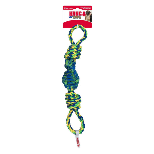 KONG Rope Bunji Dog Toy Assorted 1ea Durable Chew Toy for Active Dogs