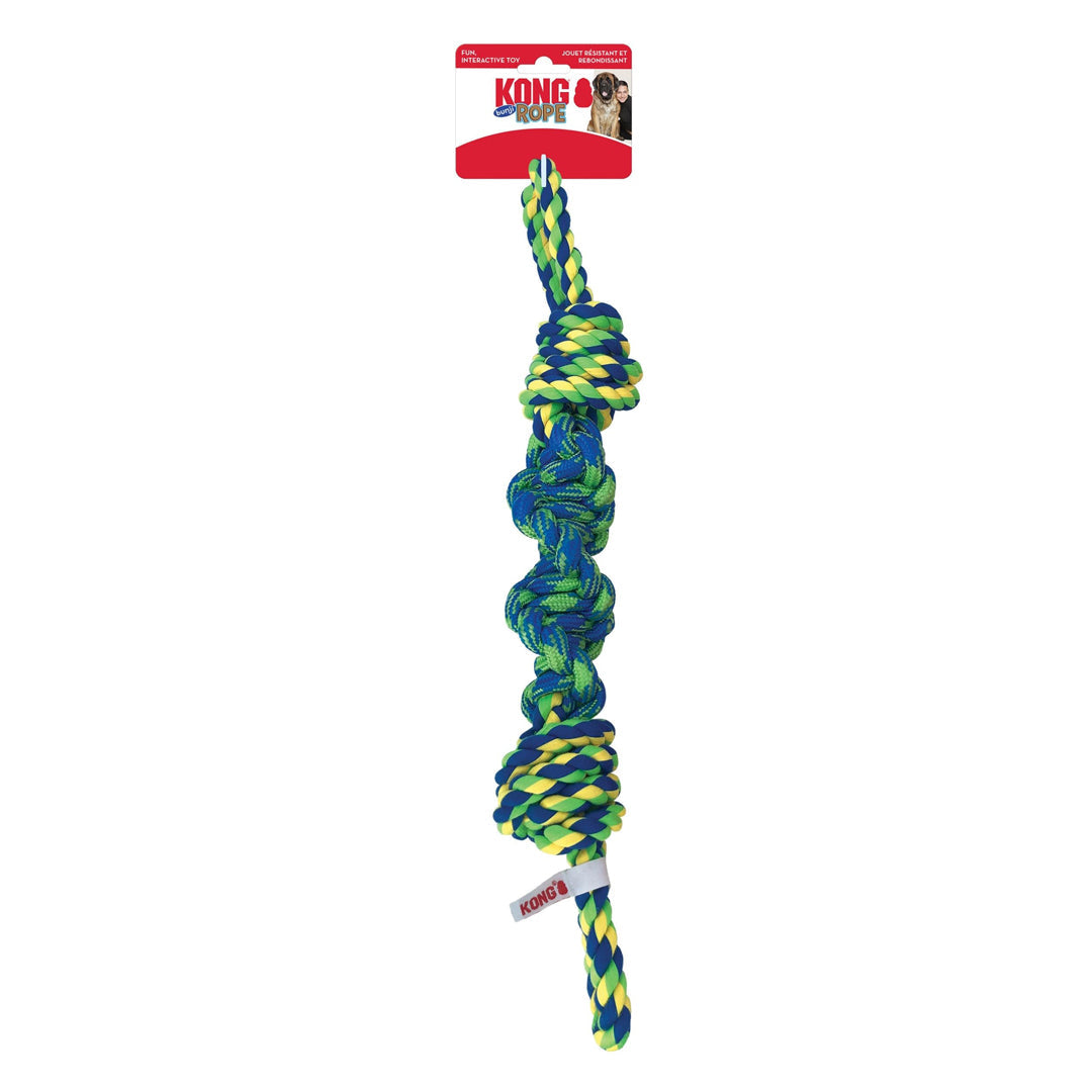 KONG Rope Bunji Dog Toy Assorted 1ea Durable Chew Toy for Active Dogs