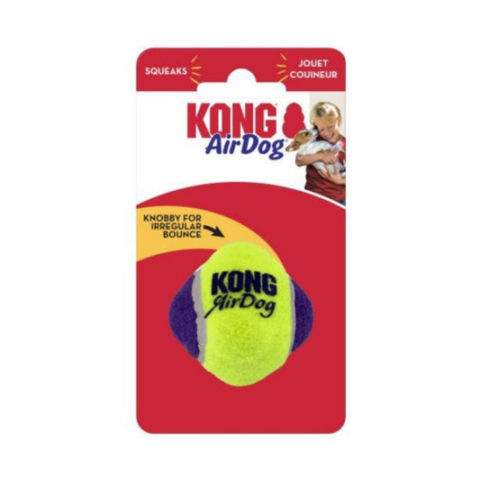 KONG Airdog Squeaker Knobby Ball Dog Toy 1ea/MD