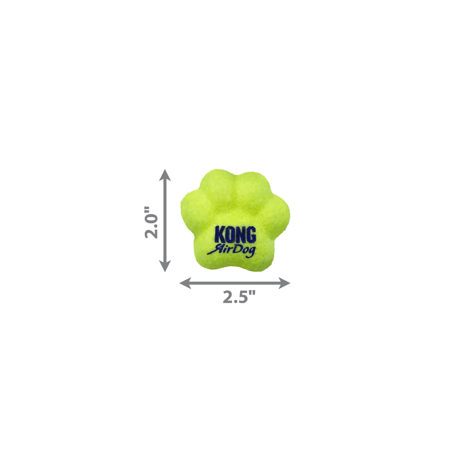 KONG Airdog Squeaker Paw Dog Toy Durable Chew Toy with Squeaker for Dogs
