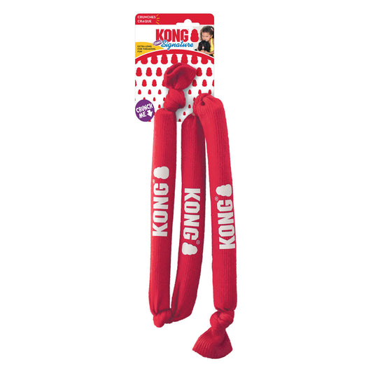 KONG Signature Crunch Rope Dog Toy with Triple, Double, and Single Rope Options