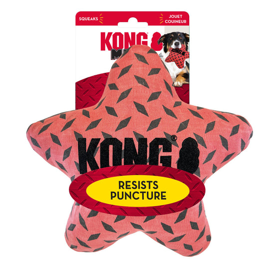 KONG Maxx Dog Toy Star Durable Chew Toy for Strong Chewers and Interactive Play
