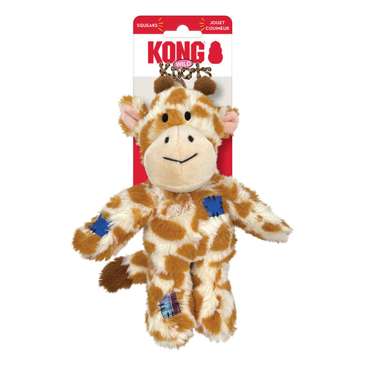KONG Wild Knots Dog Toy Giraffe Durable Chew Toy for Dogs