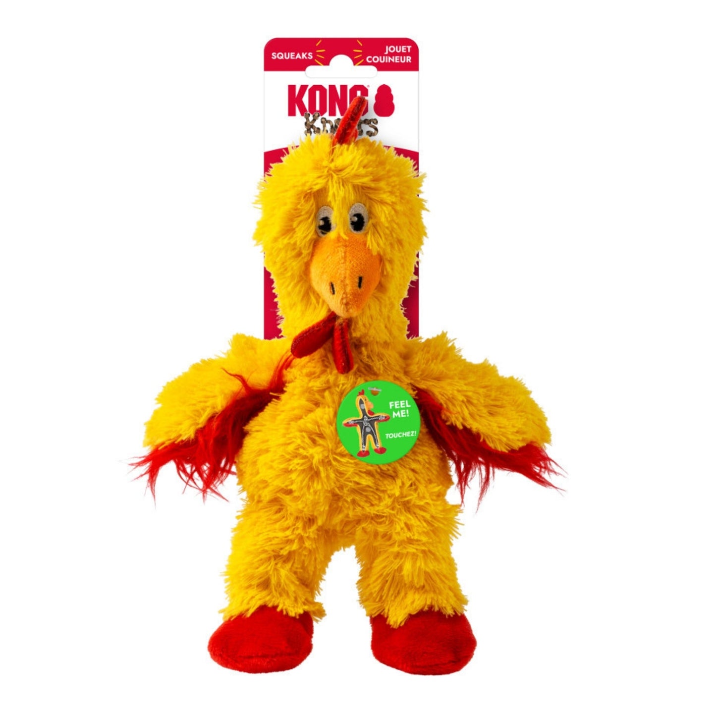 KONG Knots Chicken Dog Toy Durable Chew Toy for Dogs Available in Multiple Sizes