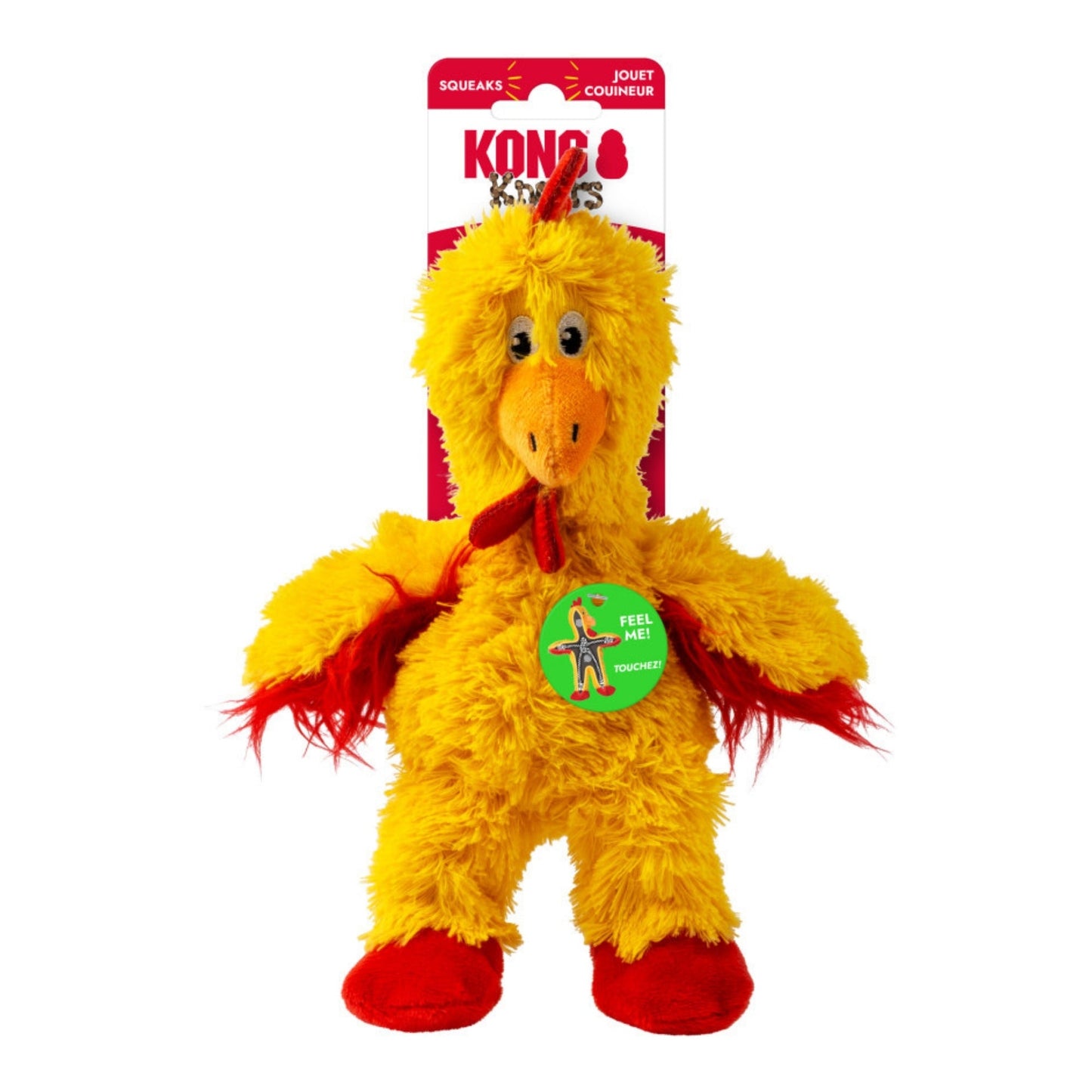KONG Knots Chicken Dog Toy Durable Chew Toy for Dogs Available in Multiple Sizes