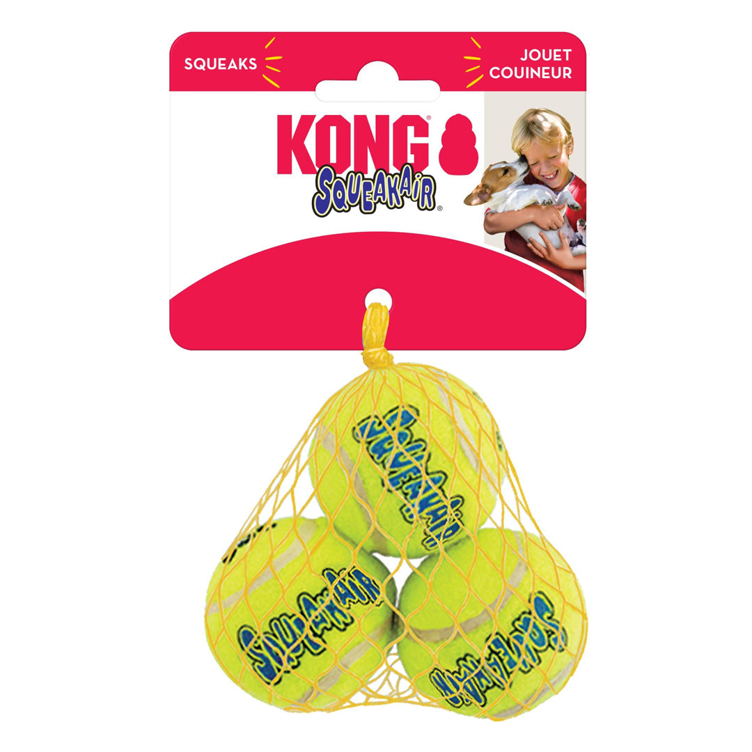 KONG Air Dog Squeaker Tennis Ball Dog Toy 1ea/Pack, Durable Fetch and Chew Toy