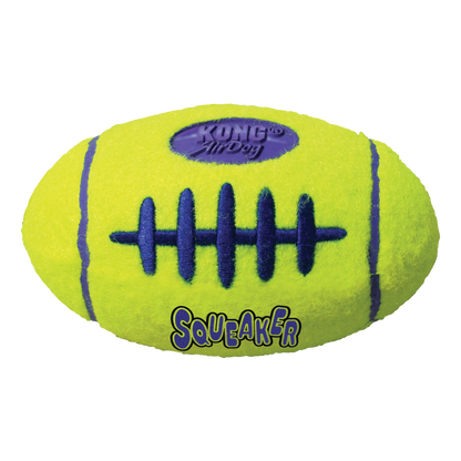 KONG Air Dog Squeaker Football Dog Toy Durable Interactive Chew Toy for Dogs
