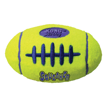 KONG Air Dog Squeaker Football Dog Toy Durable Interactive Chew Toy for Dogs