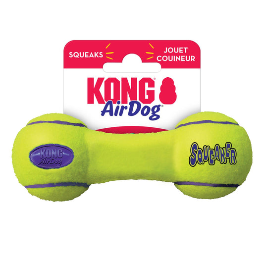 KONG Air Dog Squeaker Dumbbell Dog Toy Durable Interactive Chew Toy for Dogs