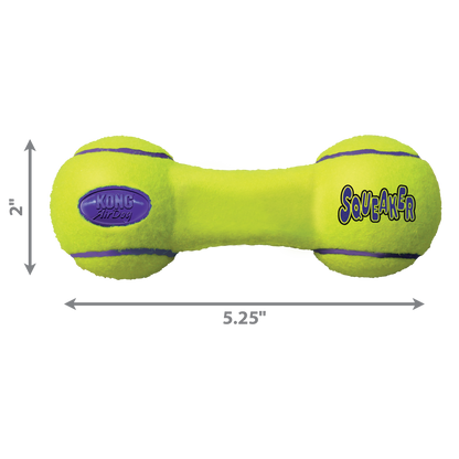 KONG Air Dog Squeaker Dumbbell Dog Toy Durable Interactive Chew Toy for Dogs