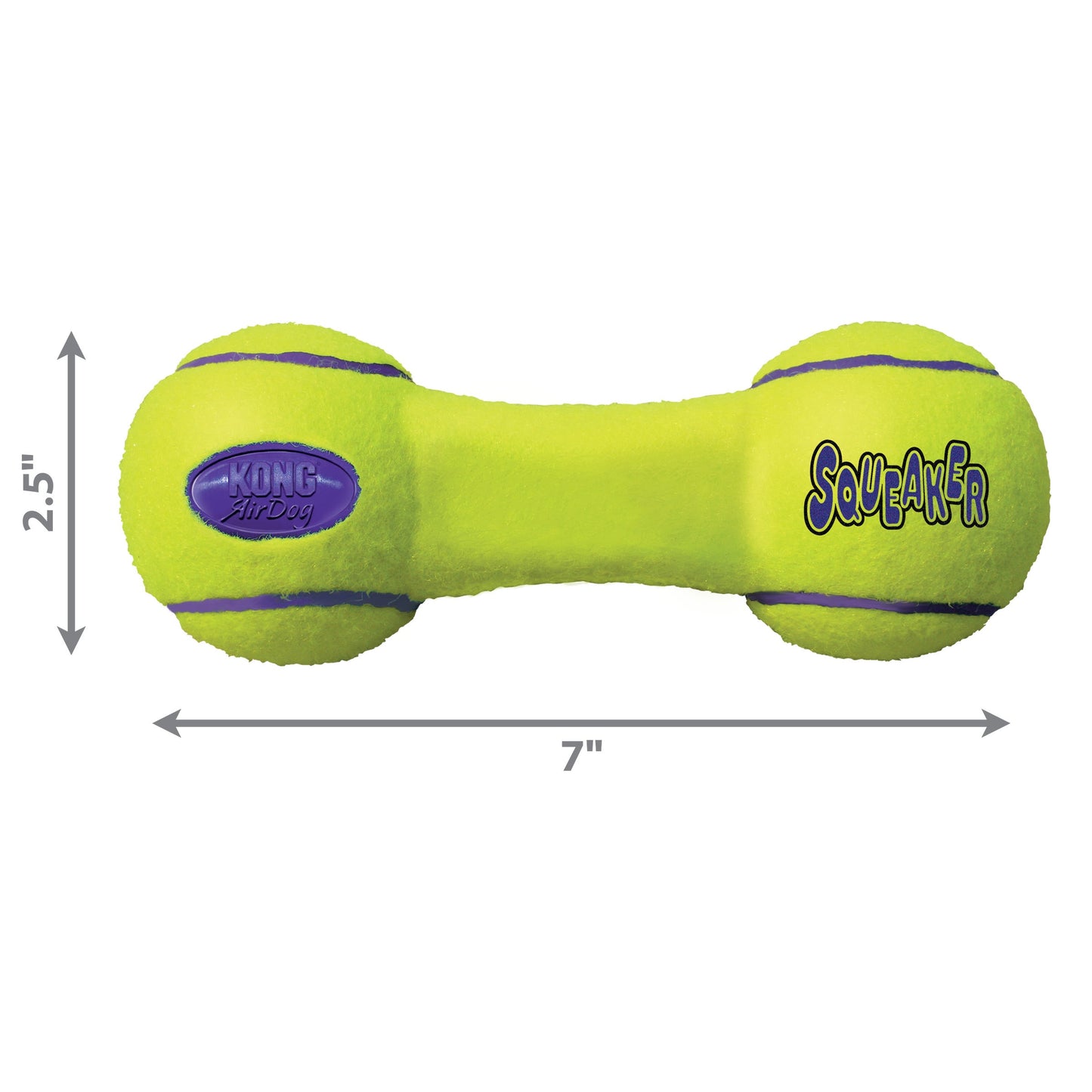 KONG Air Dog Squeaker Dumbbell Dog Toy Durable Interactive Chew Toy for Dogs