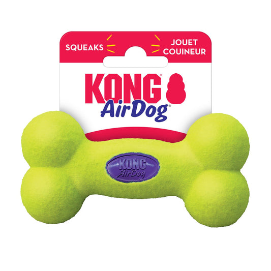 KONG Air Dog Squeaker Bone Dog Toy Durable Chew Toy for Dogs