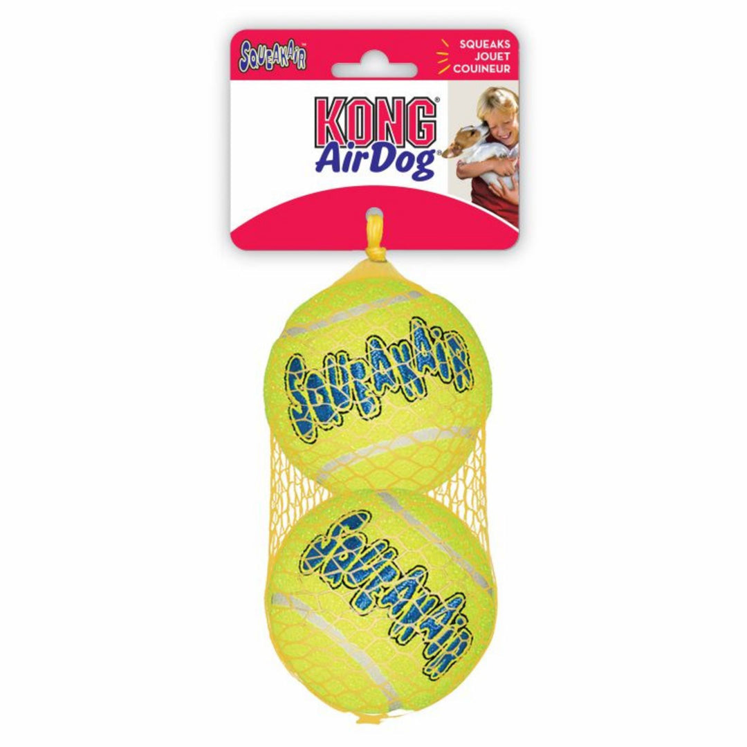 KONG Air Dog Squeaker Tennis Ball Dog Toy 1ea/Pack, Durable Fetch and Chew Toy