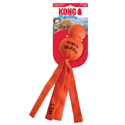 KONG Water Wubba Dog Toy Assorted 1ea Durable Floating Fetch Toy for Dogs