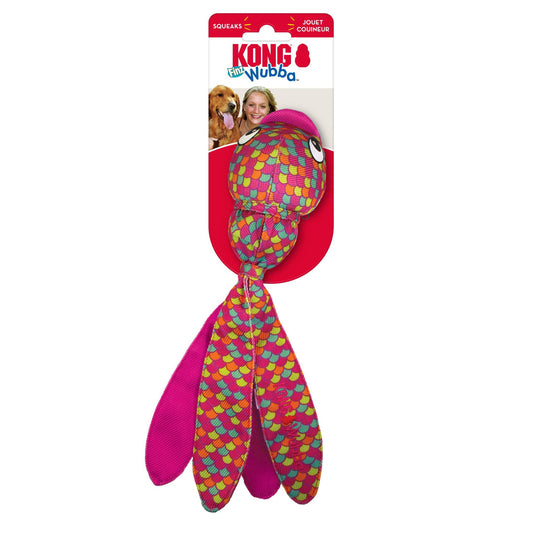 KONG Wubba Finz Dog Toy 1ea Durable Interactive Plush for Active Play and Fetch