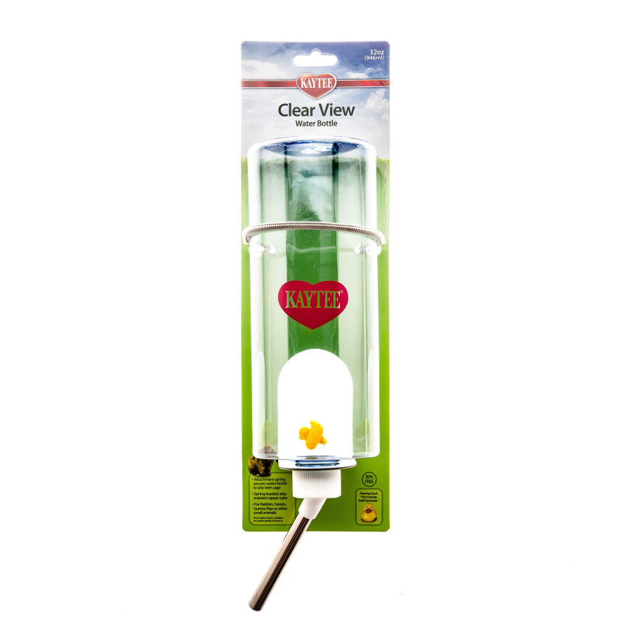 Kaytee Clear Water Bottle, Single Clear