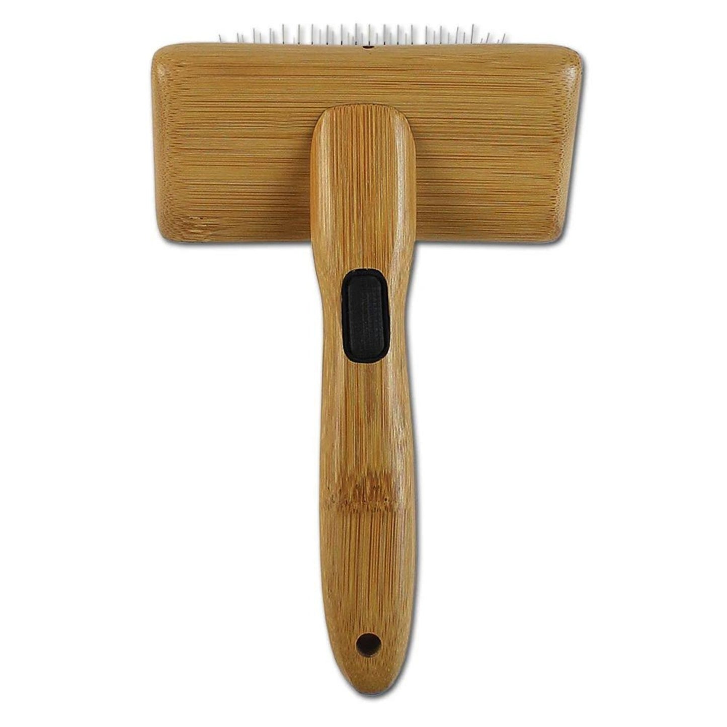 Bamboo Groom Slicker Brush for Pets – Durable and Gentle Grooming Tool with Bamboo Handle