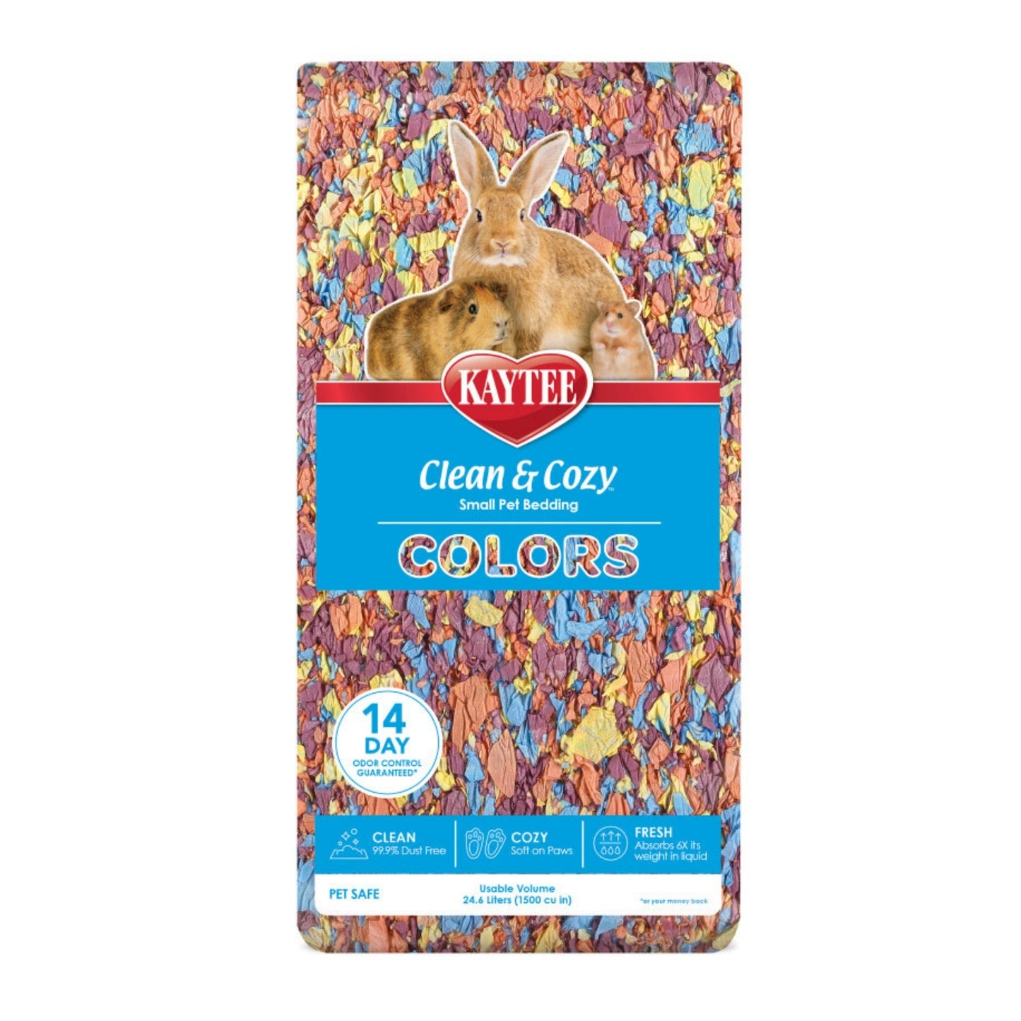 Kaytee Clean  Cozy Colors Bedding Kaleidoscope