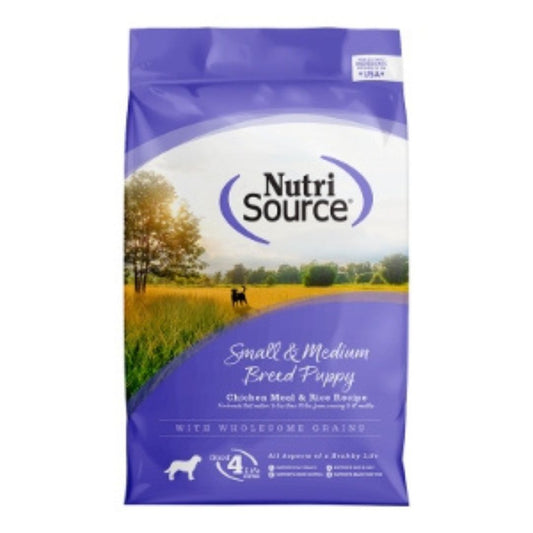 NutriSource Small & Medium Breed Puppy Dry Dog Food Chicken & Rice