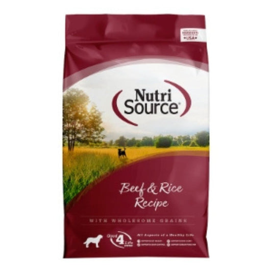 NutriSource Dry Dog Food Beef & Rice